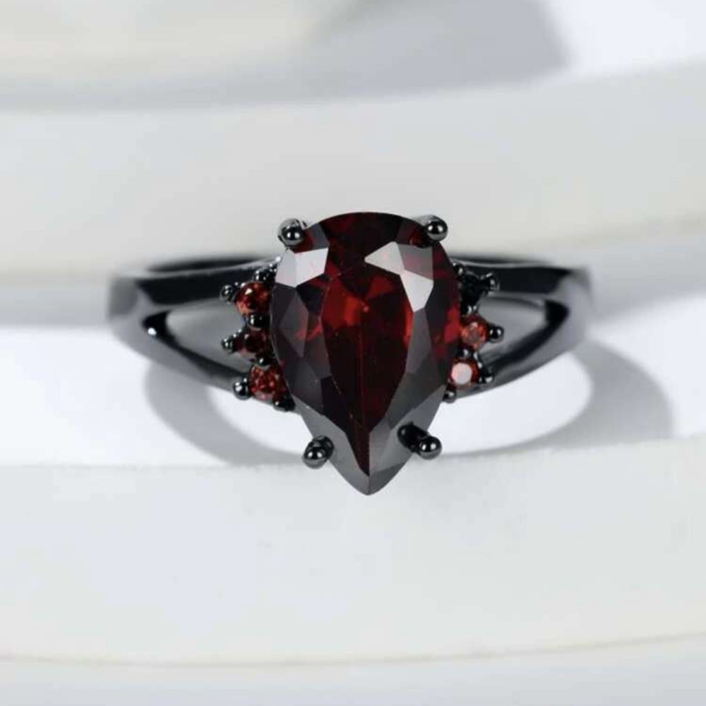 Red Women’s Zirconia Ring